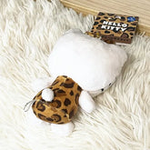 Sanrio Hello Kitty 50th Anniversary Leopard Toffee Brown Keychain